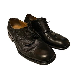 Mens Bally Sailor Size 8 EEE Black Leather Dress shoes